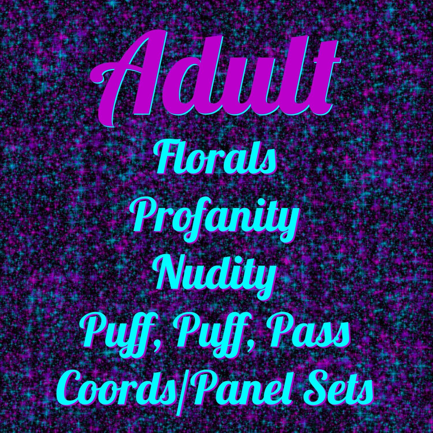 Adult Preorder