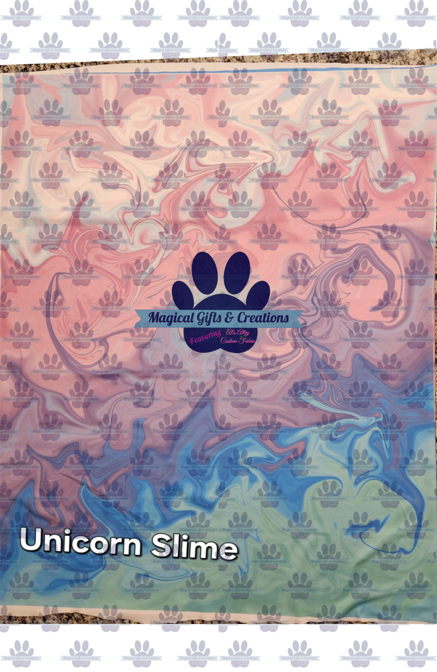 RETAIL Athletic Knit Liquid Ombre Unicorn Slime Adult Set