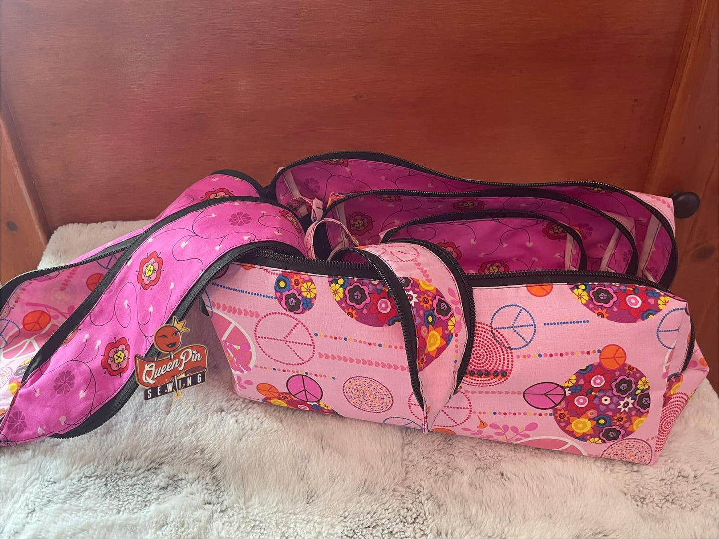Travel Pouch (3 Sizes) Sewing Pattern- Digital Download