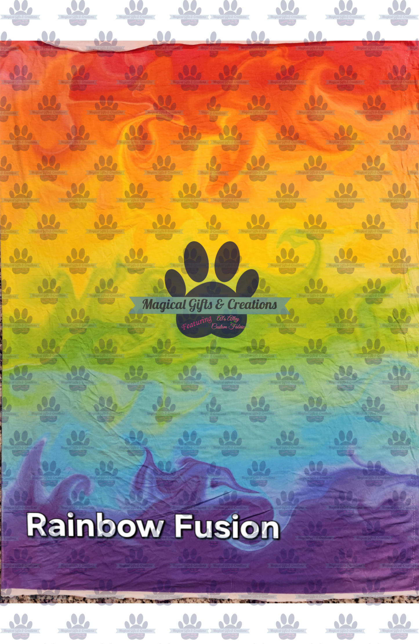 RETAIL Athletic Knit Liquid Ombre Rainbow Fusion Adult Set