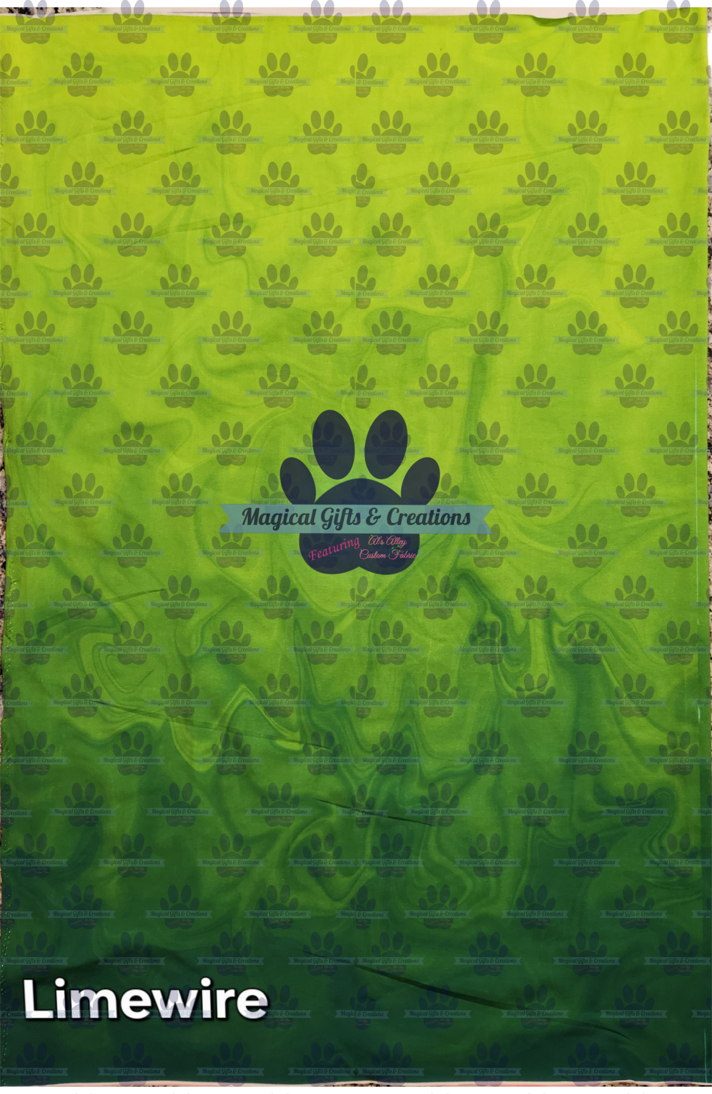 RETAIL Athletic Knit Liquid Ombre Limewire Adult Set