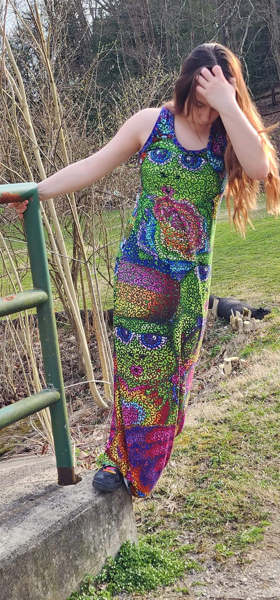 PREORDER Blinged LF Frogs and Butterflies Maxi Panel
