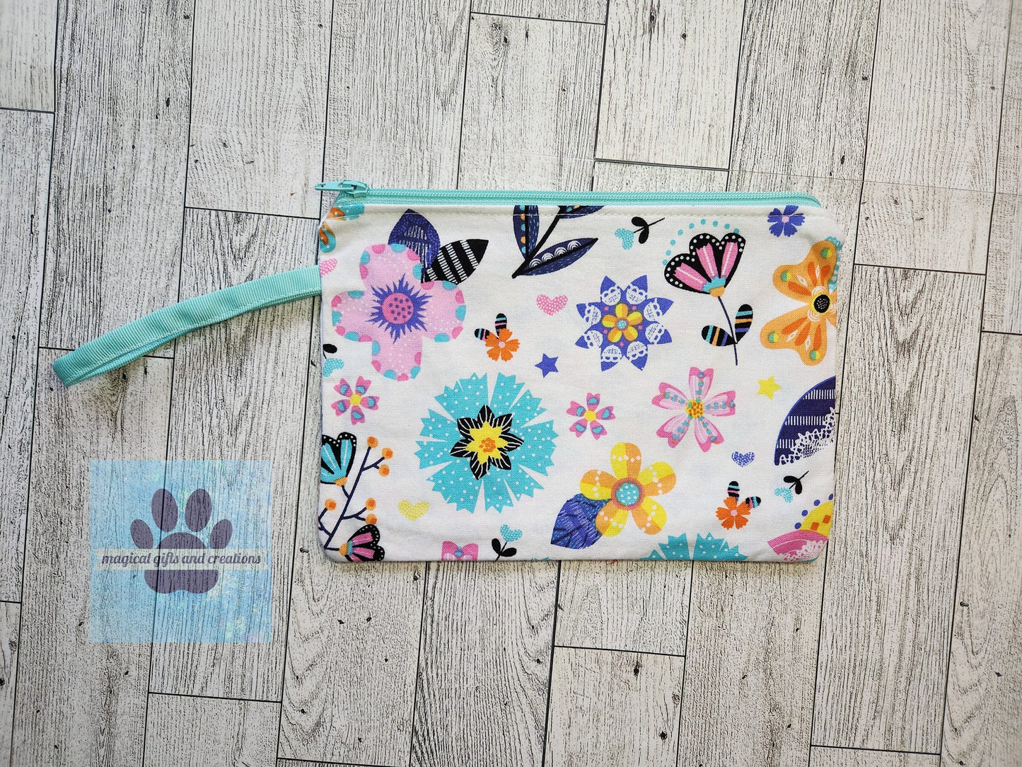 Flowers Wristlet