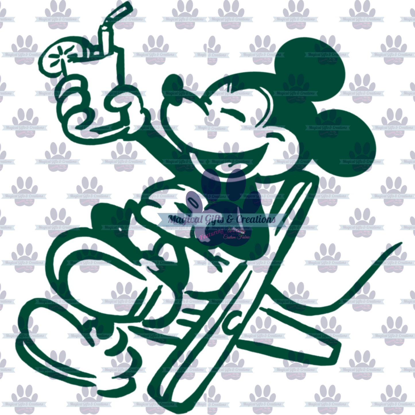 DVC Tropical Mouse Transparent PNG - Digital Download