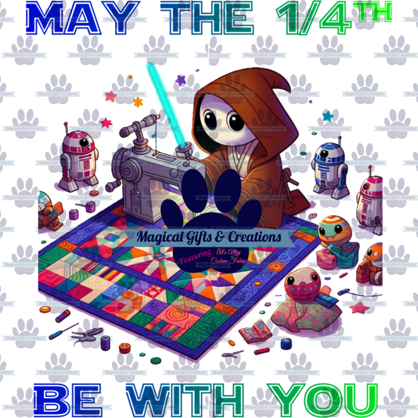 Sewing Jedi PNG - Digital Download