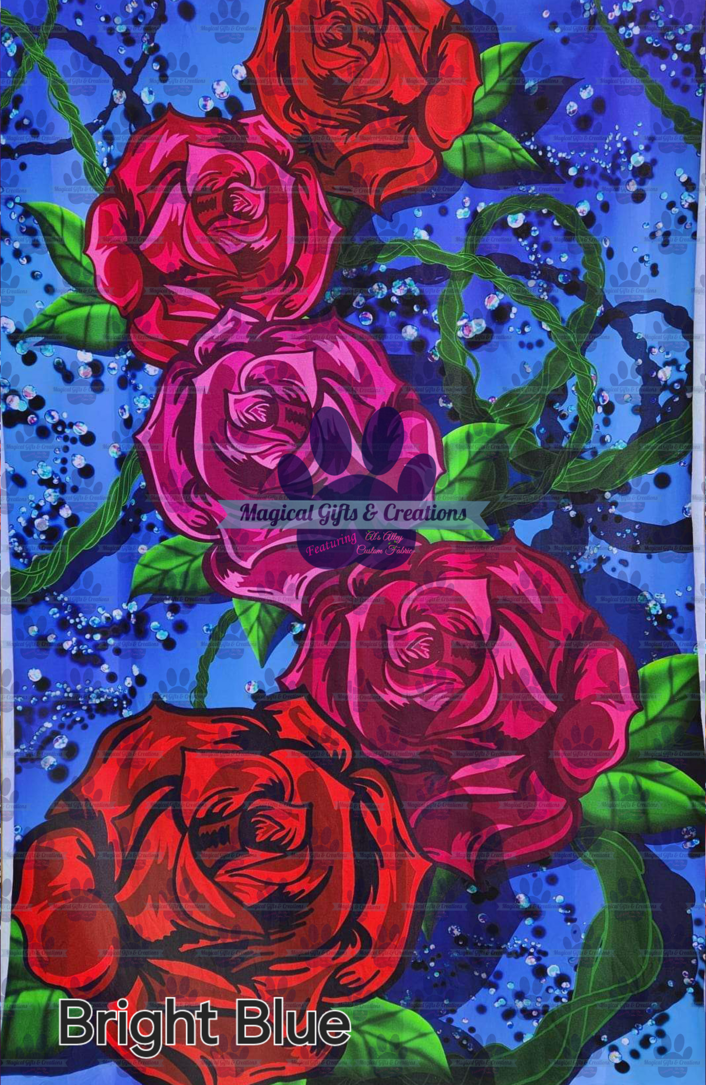 PREORDER Blinged Roses Maxi Panel