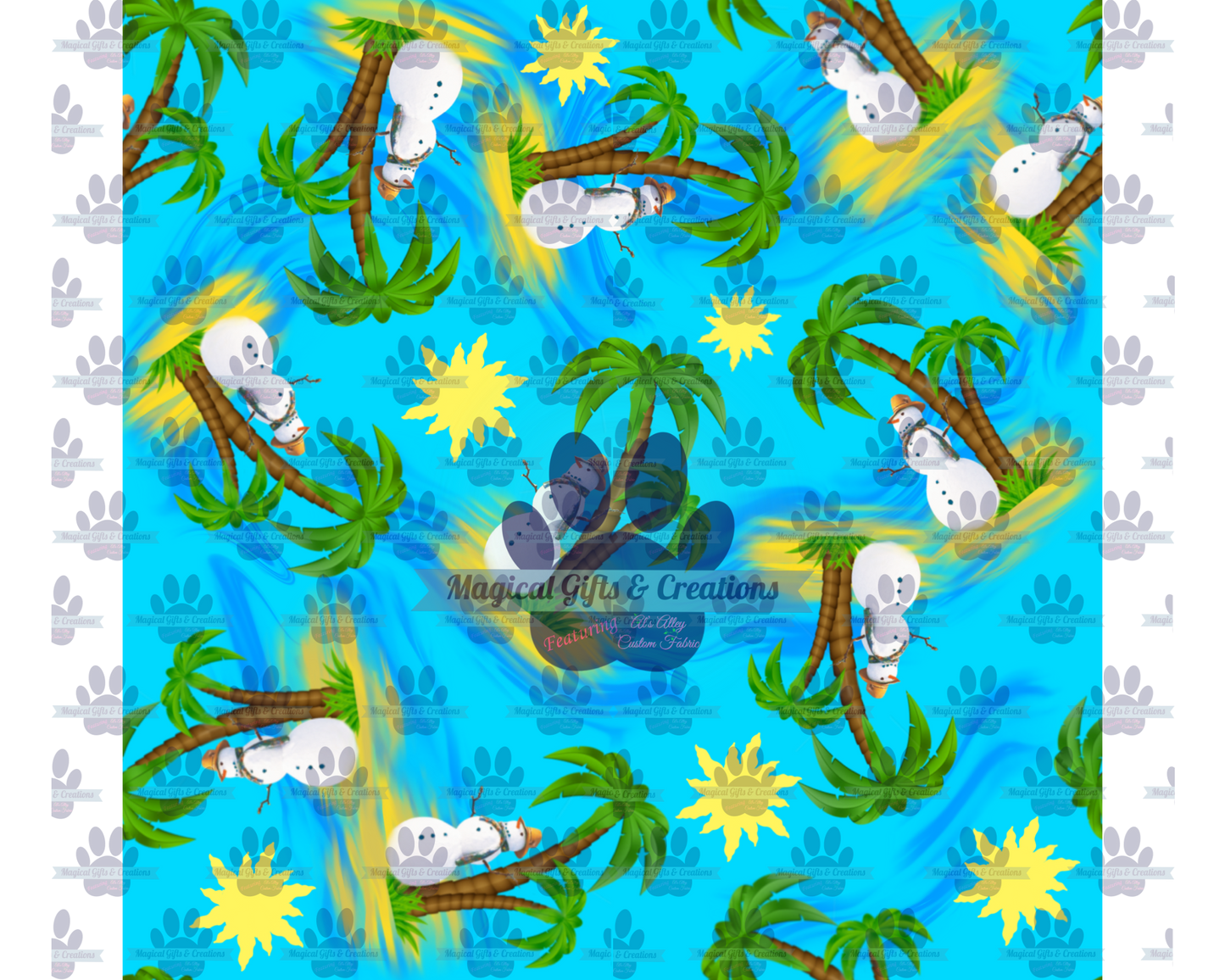 PREORDER Snowman In Summer Tossed