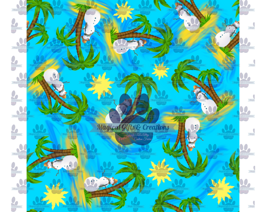 PREORDER Snowman In Summer Tossed