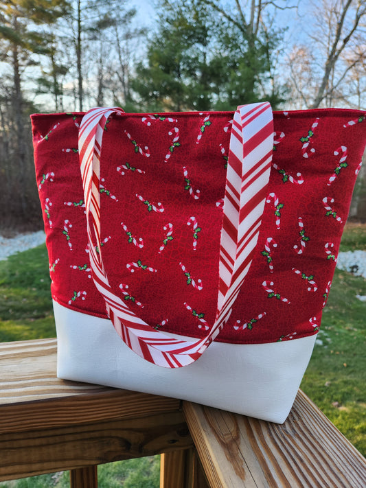 Candy Cane Tote