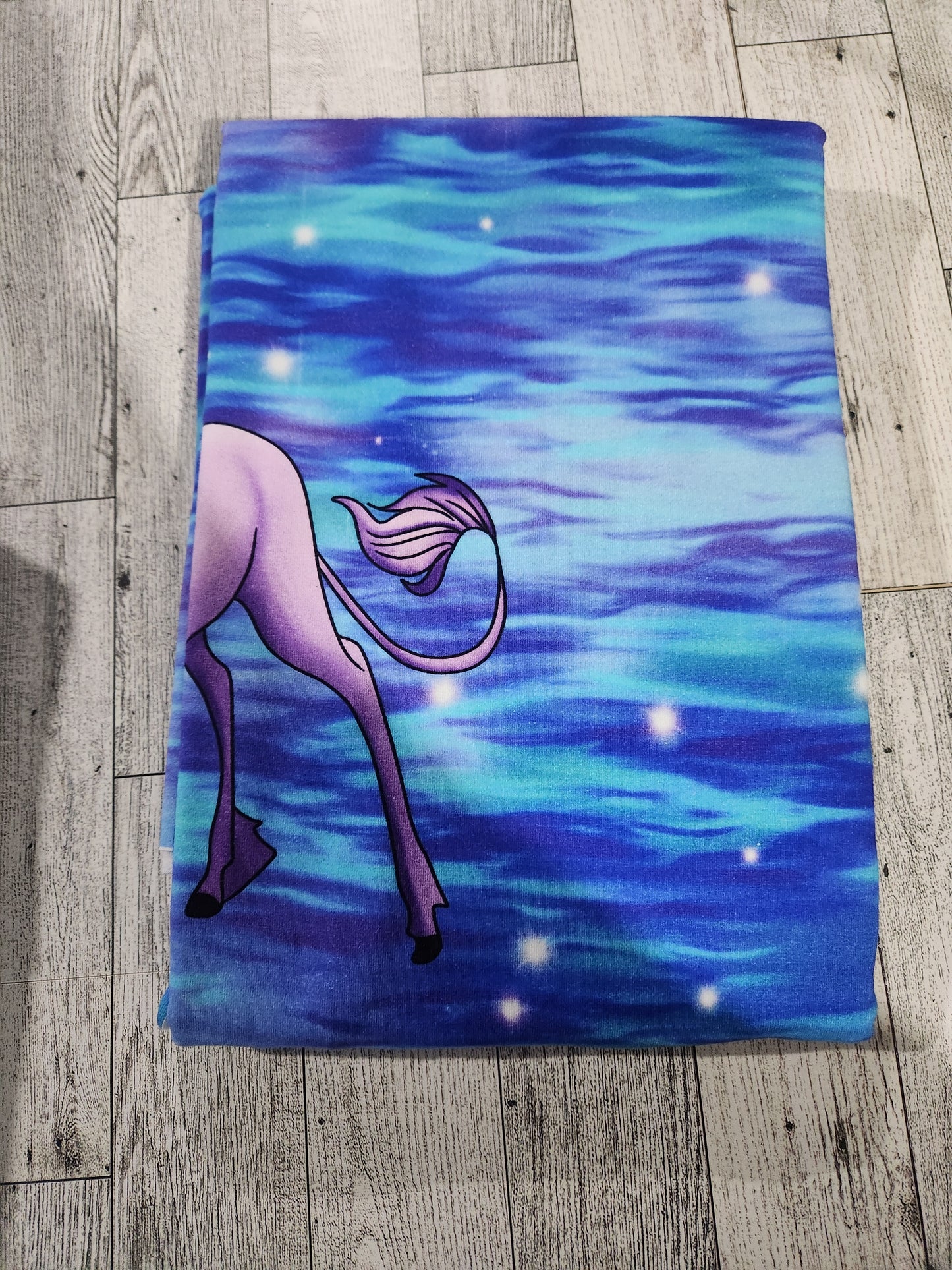 RETAIL Cotton Spandex Lonely Unicorn Adult Panel Set