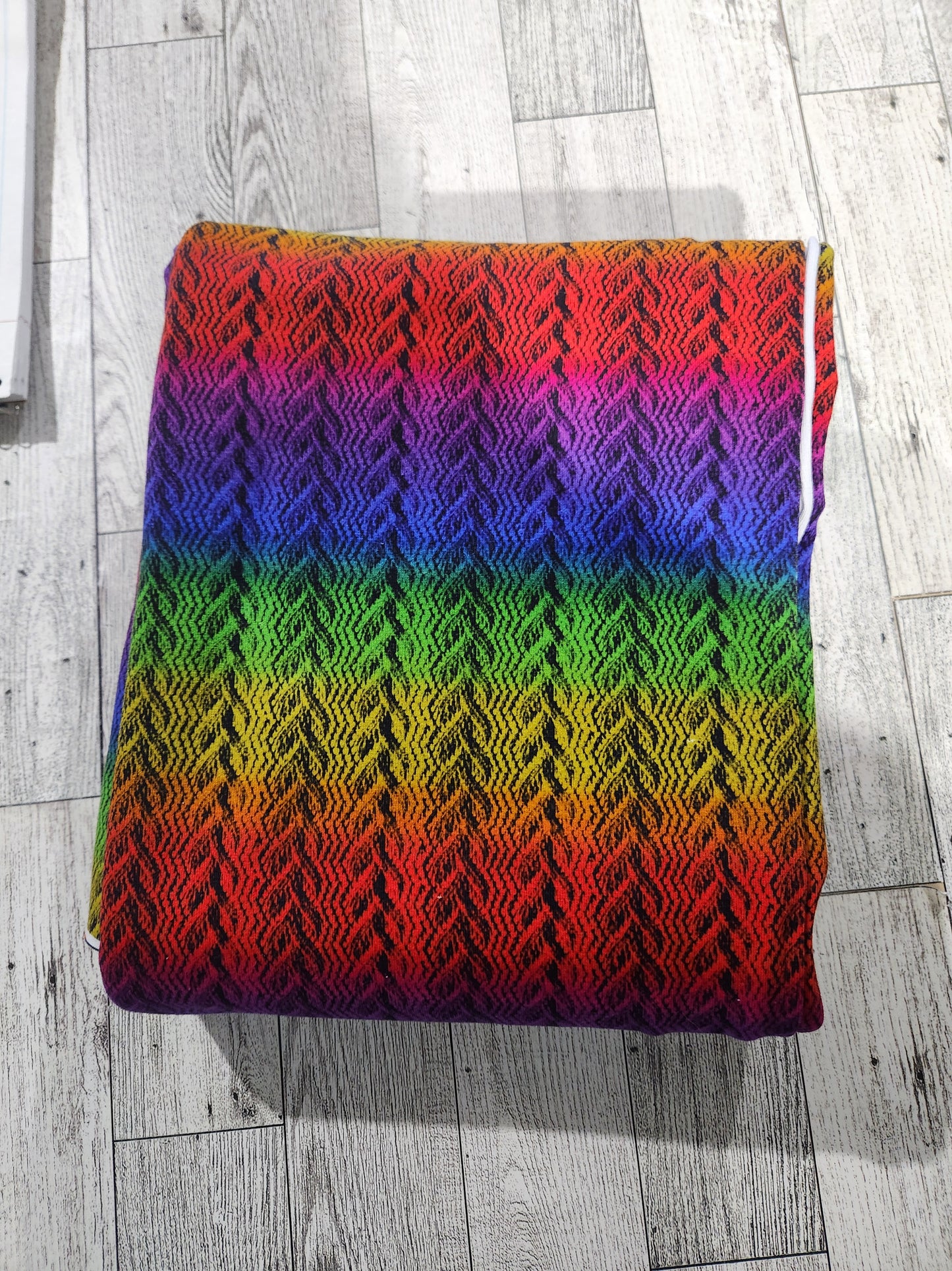 RETAIL Cotton Spandex Knitrageous Rainbow Ombre