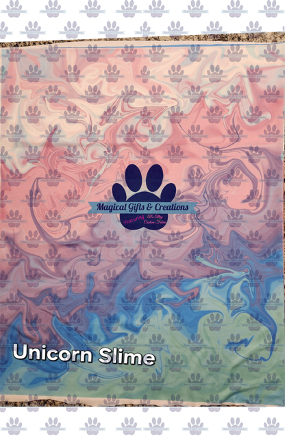 RETAIL Athletic Knit Liquid Ombre Unicorn Slime Adult Set