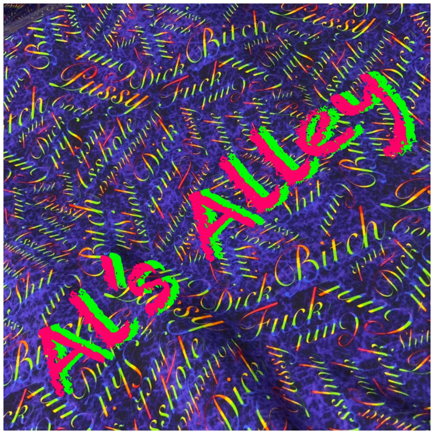 Colorful Cursive  - Digital Download