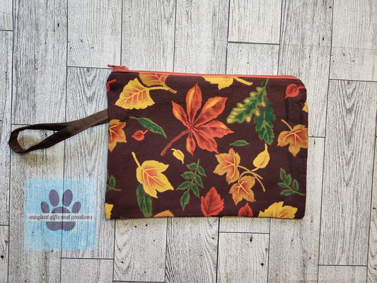 Autumn Leaves Wristlet