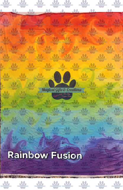RETAIL Athletic Knit Liquid Ombre Rainbow Fusion Adult Set