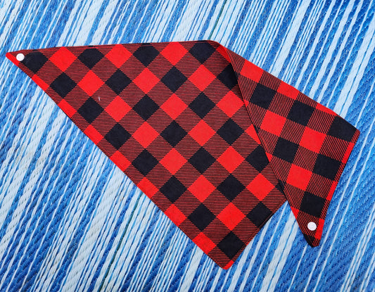 Buffalo Check Dog Bandana