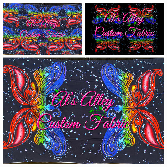 PREORDER Blinged Butterflies Panel Set