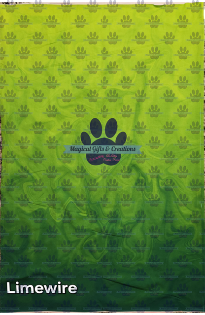 RETAIL Athletic Knit Liquid Ombre Limewire Adult Set
