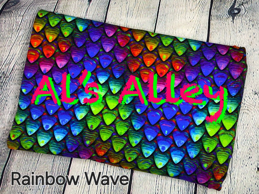 Dragon Scales Rainbow Wave  - Digital Download