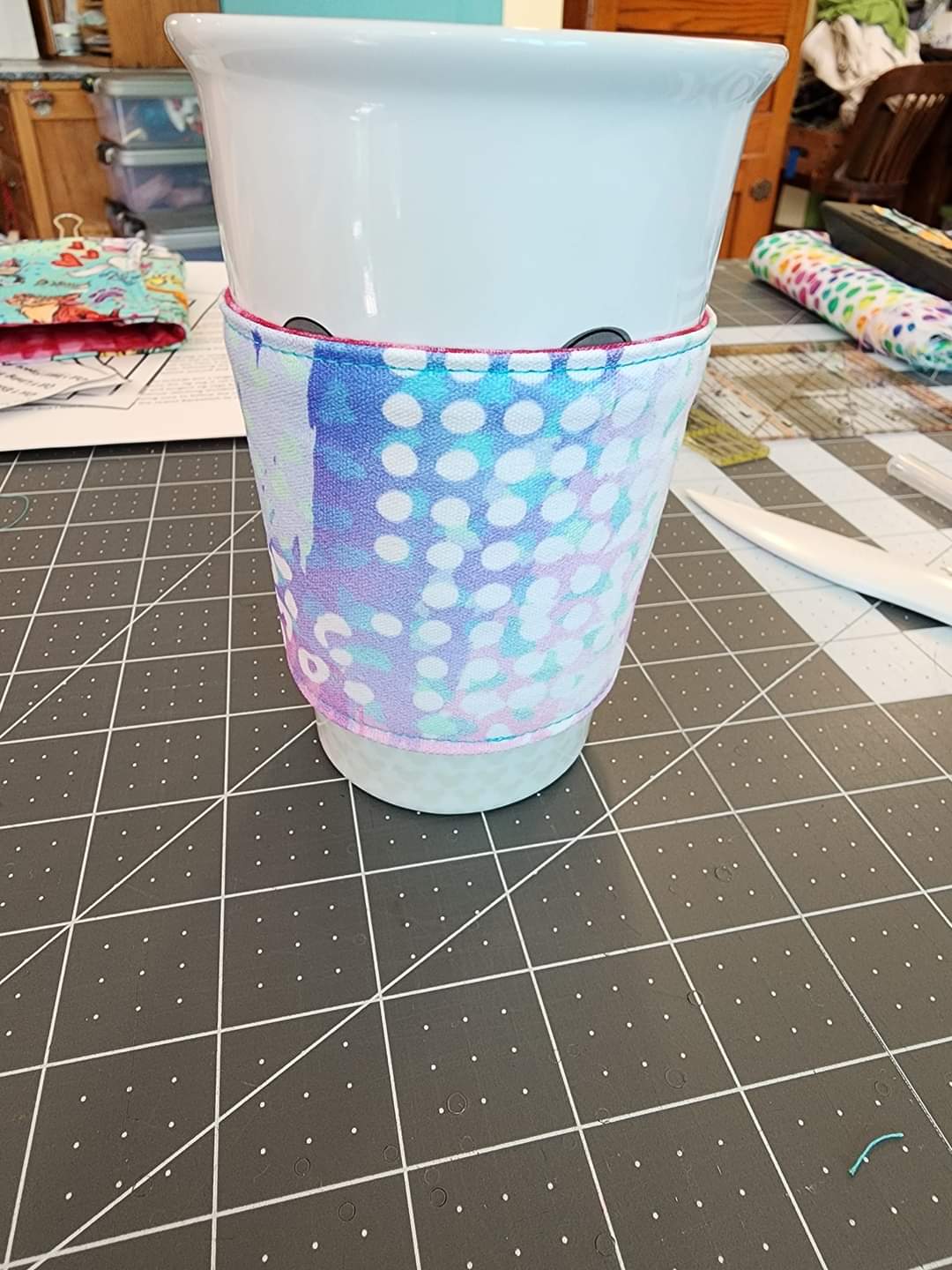 Cup Koozie Sewing Pattern- Digital Download