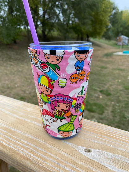 Cup Koozie Sewing Pattern- Digital Download