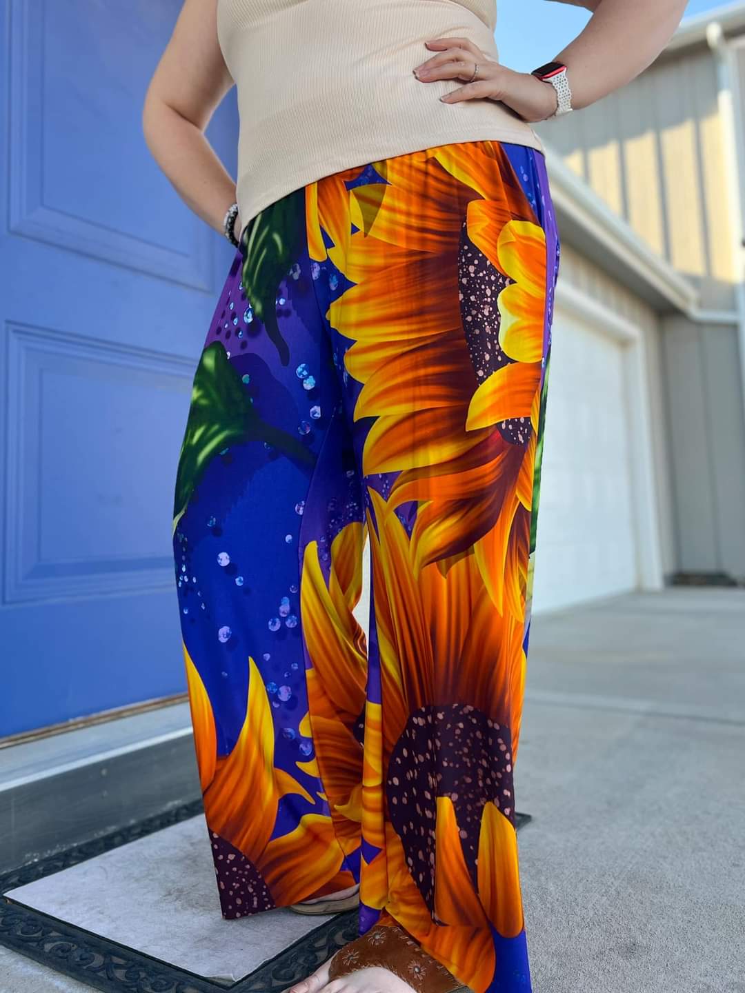 PREORDER Blinged Sunflowers Maxi Panel