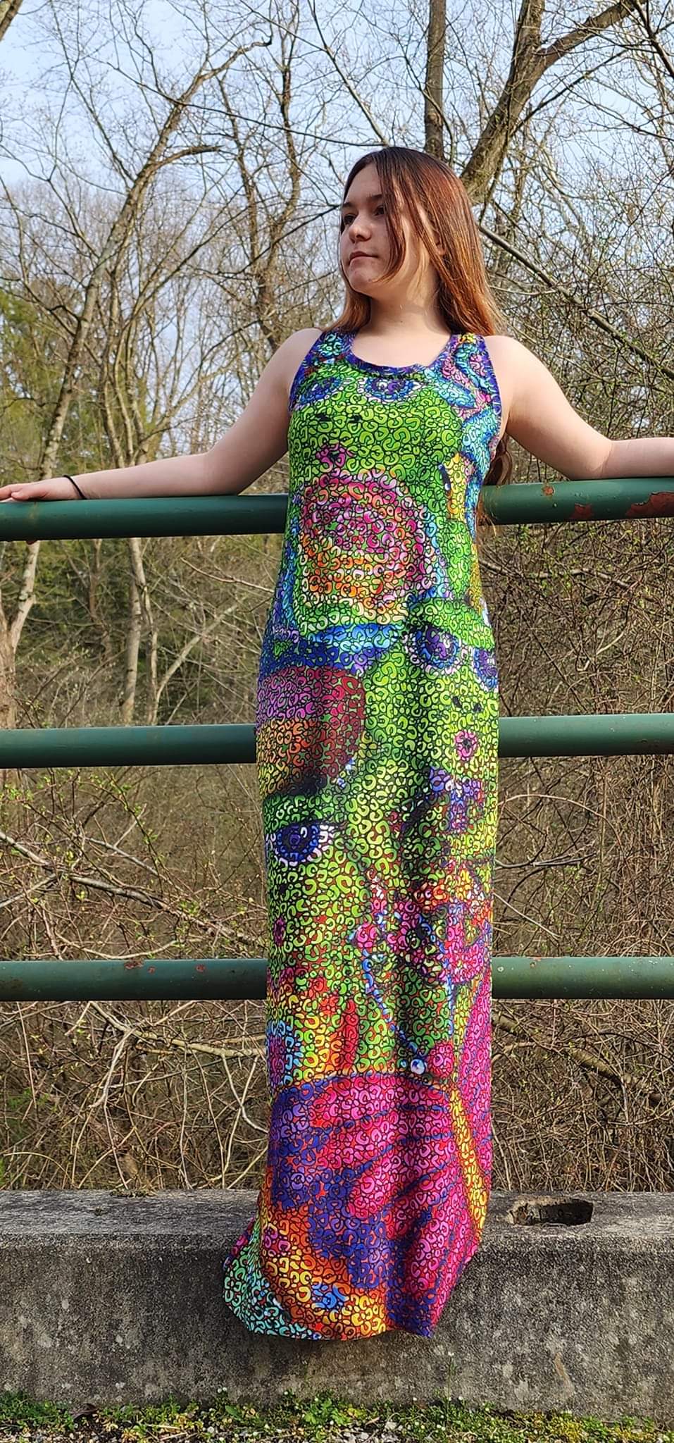 PREORDER Blinged LF Frogs and Butterflies Maxi Panel