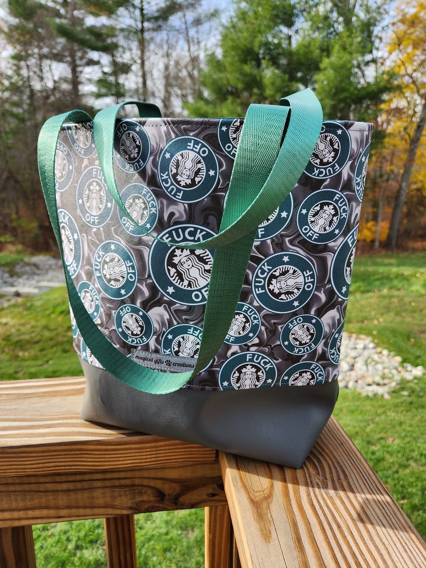 F Coffee Tote