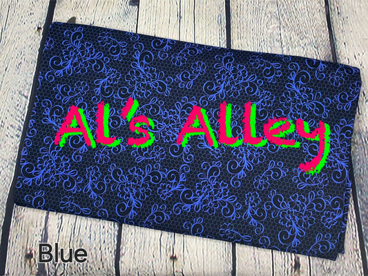 Floral Lace Blue - Digital Download