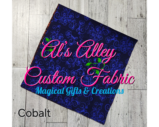 Floral Lace Cobalt - Digital Download