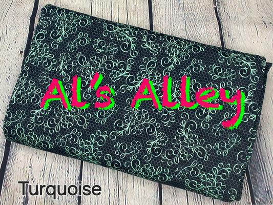 Floral Lace Turquoise - Digital Download