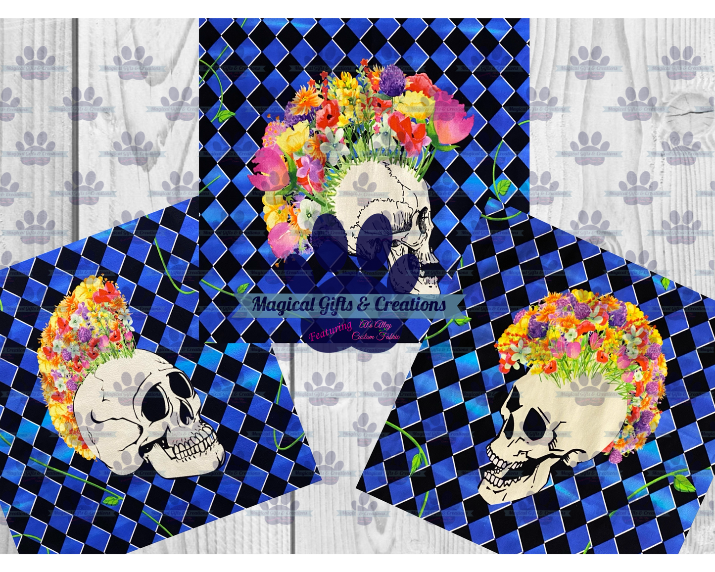 PREORDER Floral Punk Big Kid Panel Set
