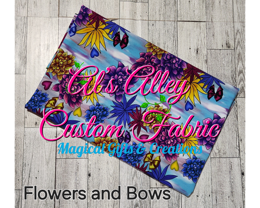 Florals Flowers and Bows - Digital Download