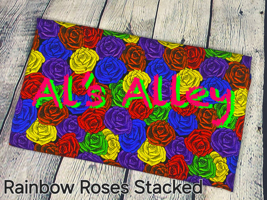 Florals Rainbow Roses Stacked - Digital Download