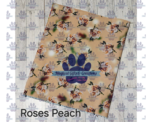 Florals Roses Peach - Digital Download