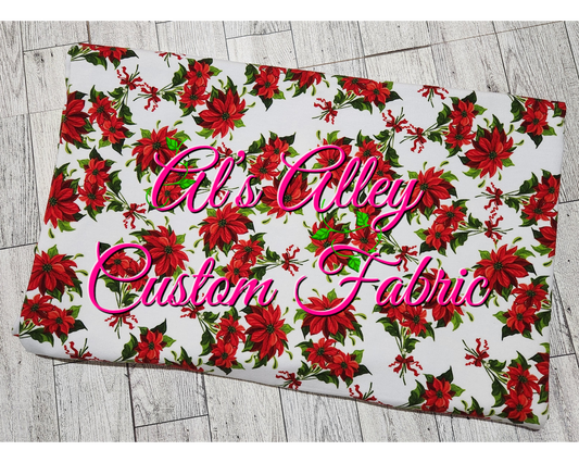 Holiday Florals White - Digital Download