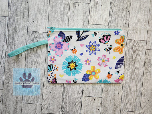 Flowers Wristlet