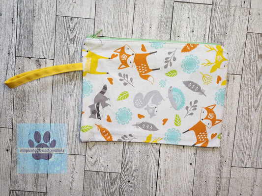 Forest Animals Wristlet