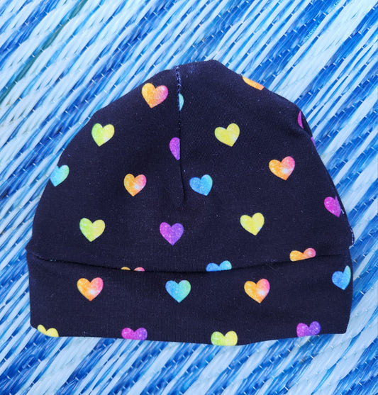 Hearts Baby Hat