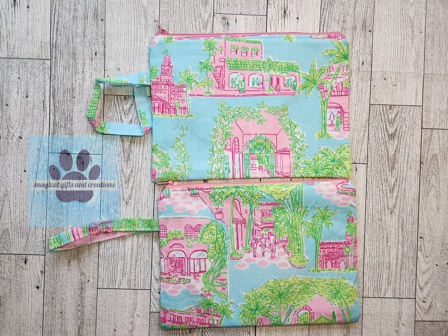 Lilly House Wristlet