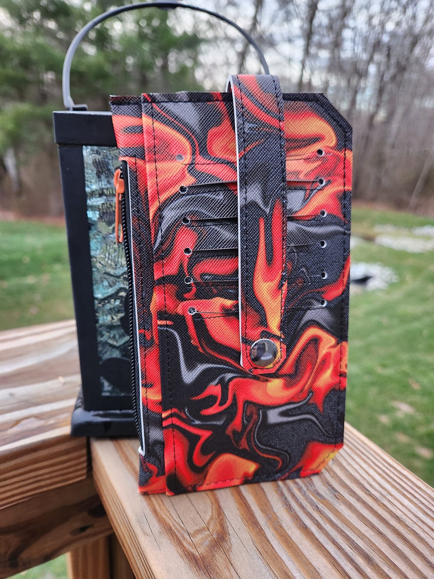 Liquid Satin Fire Wallet