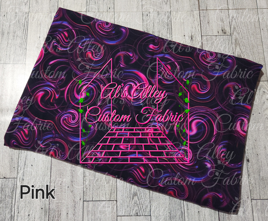 Acid Trip Swirls Pink  - Digital Download