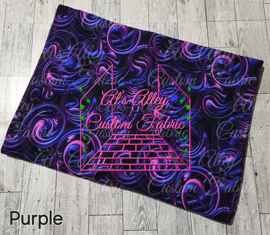 Acid Trip Swirls Purple  - Digital Download