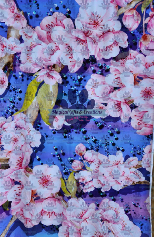 PREORDER Blinged Cherry Blossoms Maxi Panel