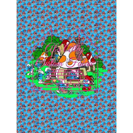 PREORDER Mushroom Village Blanket Topper
