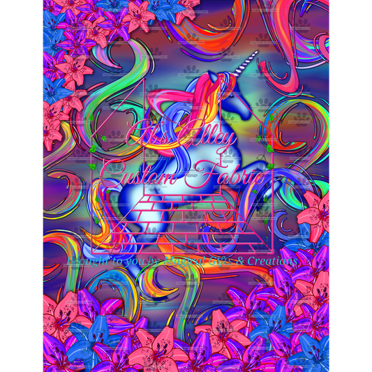 PREORDER Neon Unicorn Blanket Topper