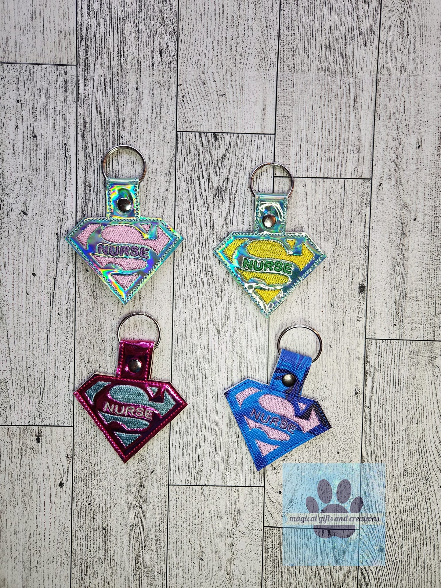 Nurses are Superheroes Key Chain