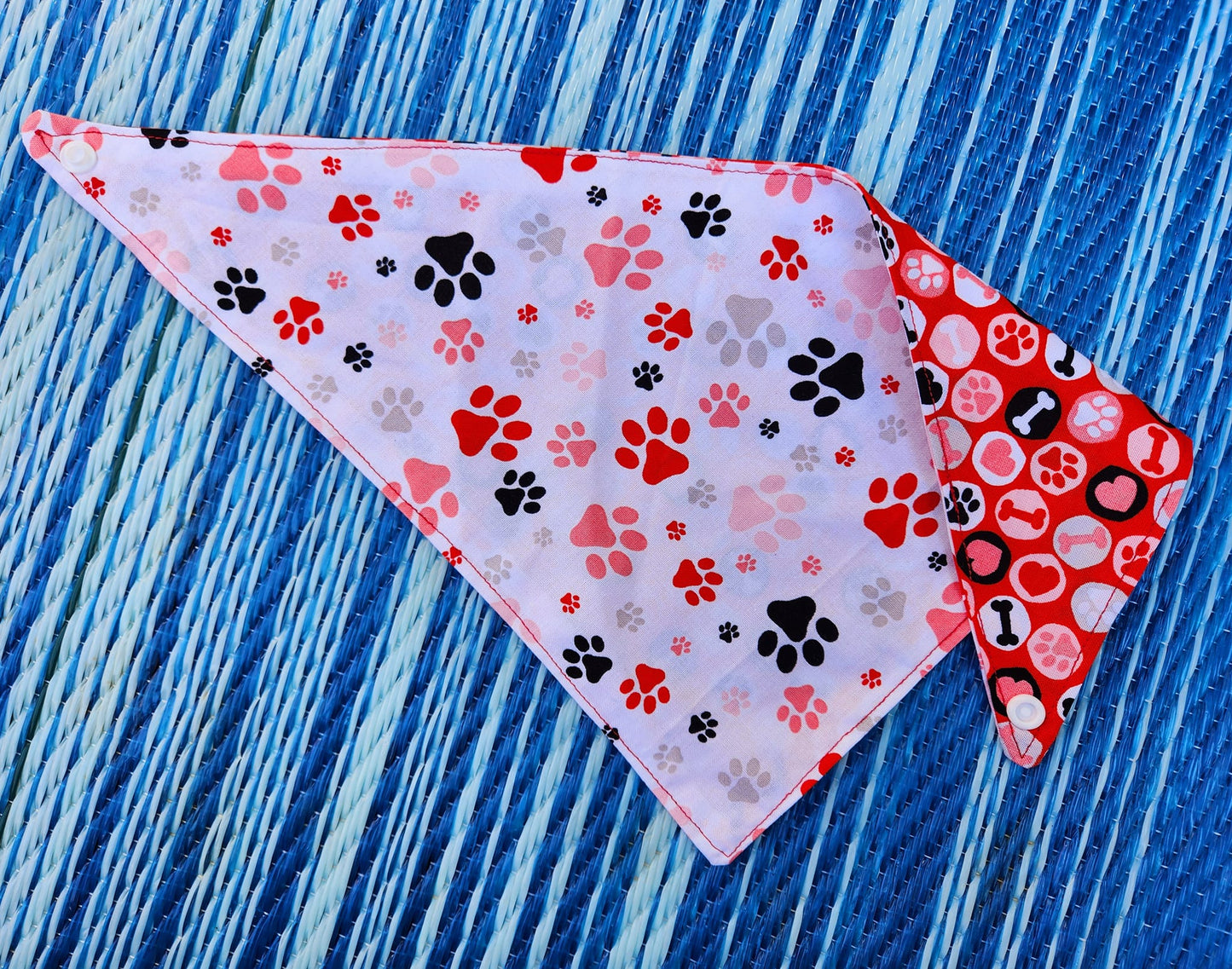 Paws and Collage Dog Bandana