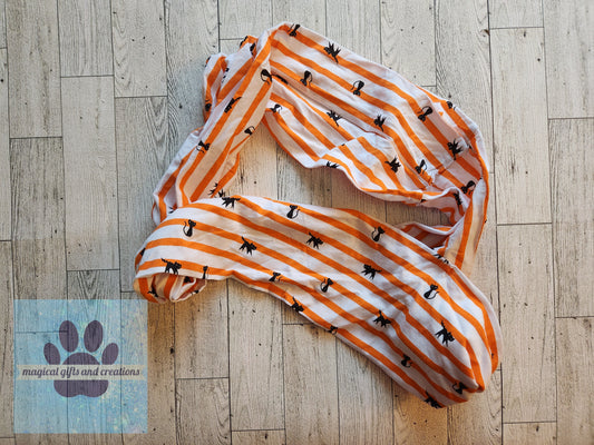 Striped Cats Infinity Scarf