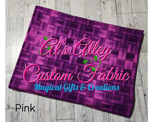 Basket Weave Pink  - Digital Download